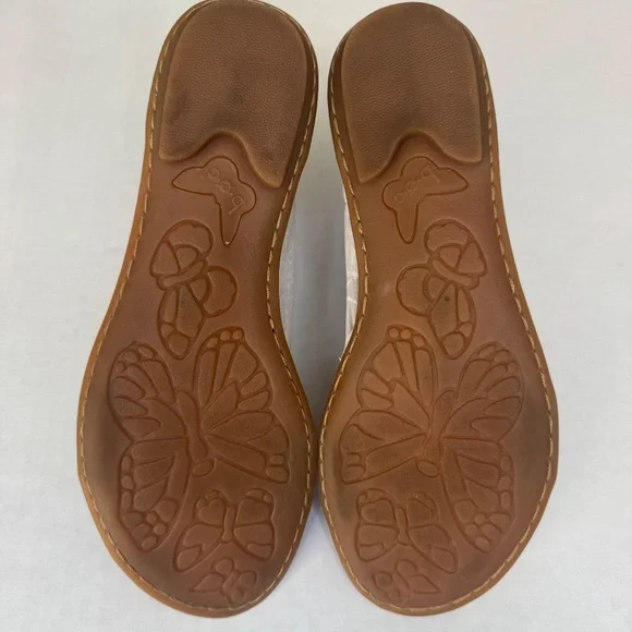 b.o.c. Born O. Concept Womens Braided Flats-Sandals-Shoes Gold Tan Gladiator Sz7 - Picture 6 of 10